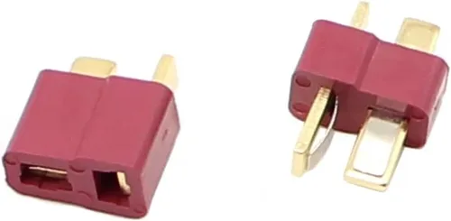 Vista 2 de 10 pares de conectores tipo T, utilizados para el control remoto de conectores macho y hembra tipo T de cuadricópteros y barcos de automóviles