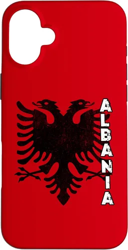 Vista 22 de iPhone 16 Albanian Flag Of Albania Double Eagle Flamuri Shqiperia Case