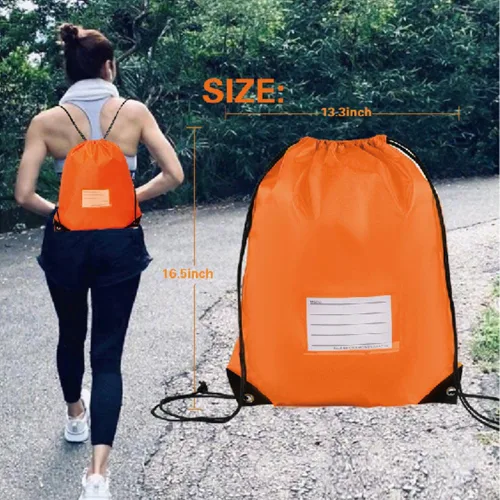 Vista 58 de CODOBON Paquete de 20 bolsas con cordón, mochila de cuerda de dibujo a granel, bolsa de bricolaje para gimnasio, deportes, bolsa para mujeres