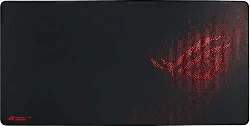 Vista 7 de ASUS ROG Sheath - Alfombrilla de mouse para juegos, 35.4 x 17.3 pulgadas, superficie extragrande, seguimiento preciso de píxeles, bordes cosidos
