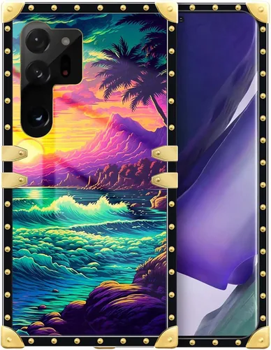 Vista 55 de Funda compatible con Samsung Galaxy S10 4G, TPU suave de lujo y parte trasera de policarbonato duro para niñas y mujeres, funda protectora a prueba