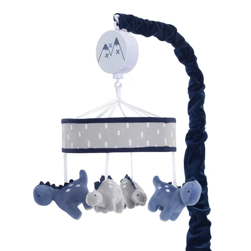 Vista 10 de Lambs & Ivy Baby Blooms Pink Butterfly Musical Baby Cuna Móvil Chupete Juguete