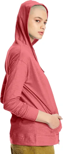 Vista 3 de Hanes Womens Slub Knit Hoodie, Womens Zip-Front Hoodie, Womens Cotton Jersey Hoodie, Knit Cotton Jacket