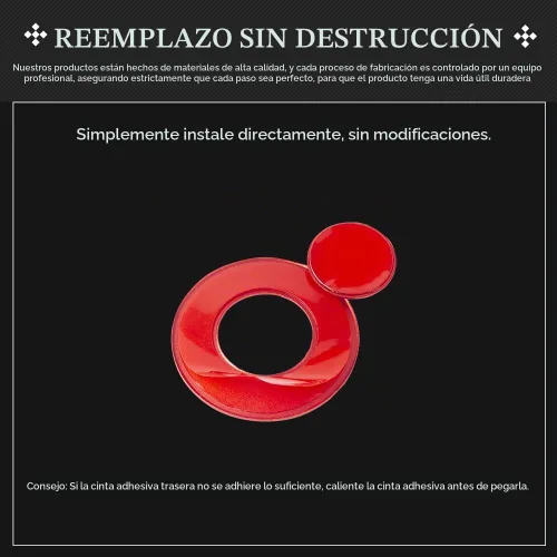 Vista 6 de LECART Accesorios para Interior de Coche Rojo Botón de Arranque y Parada del Motor Adhesivos de Cubierta Compatible con Jeep Wrangler JL JLU