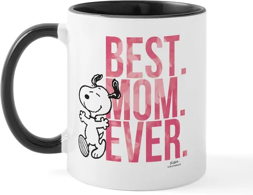 Vista 21 de CafePress Springtime Snoopy - Taza de café de cerámica, taza de té, 11 onzas
