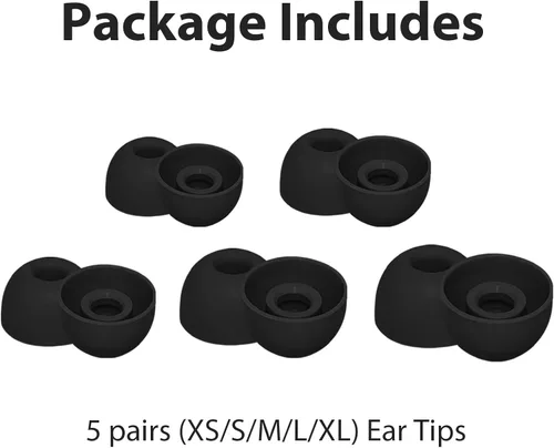 Vista 5 de Puntas de repuesto para auriculares Beats Powerbeats Pro 2, color Negro azabache