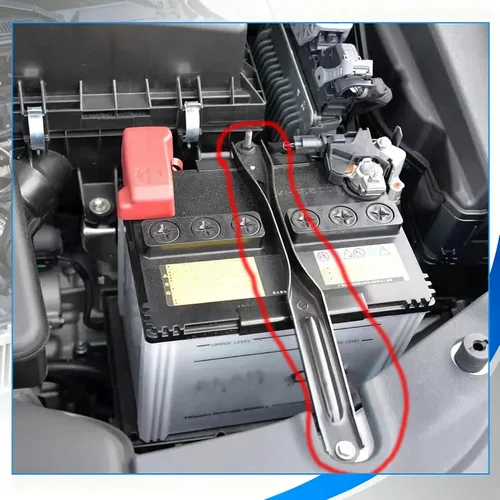 Vista 7 de 7440406040 Kit de retención de batería compatible con Toyota Camry 2007-2011 2.4L 3.5L Soporte de batería y gancho J y pernos