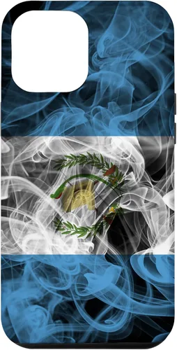 Vista 26 de Funda para iPhone 17 con diseño de bandera de Guatemala con estética ahumada
