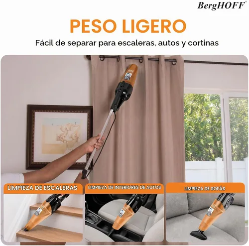 Vista 4 de Berghoff Merlin - Aspiradora con cable todo en uno, con herramientas, color naranja