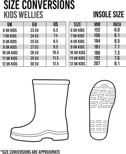 Vista 2 de Blue's Clues And You Wellies - Botas de agua para niños y niñas Animated Blue Puppy Lets Play Wellington Botas resistentes al agua Zapatos