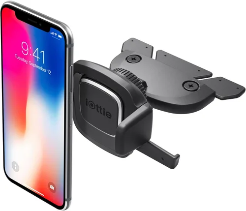 Vista 7 de iOttie Easy One Touch Advanced soporte de teléfono para coche con ventosas - Soporte universal para teléfono celular para iPhone, Google, Samsung