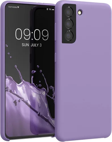 Vista 305 de kwmobile Funda compatible con Samsung Galaxy S9 - Funda de silicona TPU con acabado suave - Blue Reef