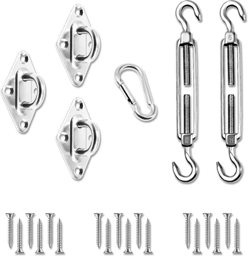 Vista 11 de Kit de accesorios para toldo con tensores de 6 pulgadas para instalación de toldo rectangular