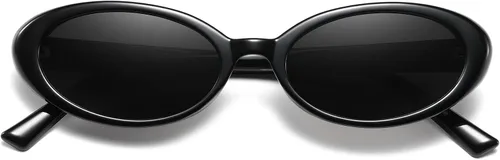 Vista 3 de Verfimaci Gafas de sol ovaladas retro para mujer gafas de ojo de gato de moda