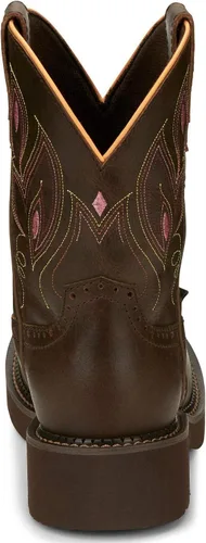 Vista 4 de Justin Gemma Shetland Western Boot Punta Redonda - L9526