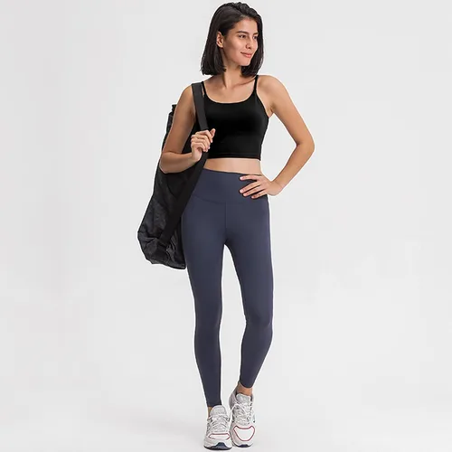 Vista 4 de FGZ Camisetas de entrenamiento para mujer con brasier integrado, brasier acolchado para yoga y correr