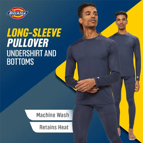 Vista 4 de Dickies Conjunto de ropa interior de 2 piezas para hombre con capa base para clima frío