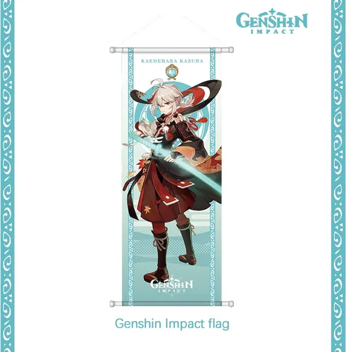 Vista 3 de LimuToy Genshin Impact Box - Incluye caja ciega de figura de impacto Genshin, bolsa de lona, bandera, figura de soporte, alfombrilla de mouse