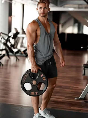 Vista 6 de Aolesy Pantalones cortos de entrenamiento para hombre con bolsillo con cremallera de 5 pulgadas, ligeros, para gimnasio, correr, fisicoculturismo