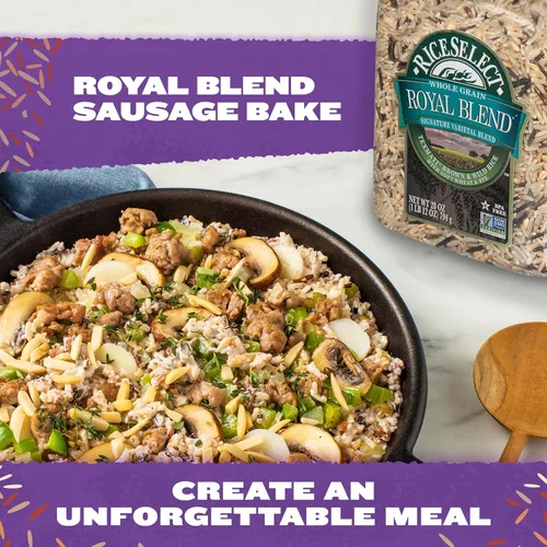 Vista 4 de RiceSelect Texmati Brown & Wild Rice Royal Blend, 28 onzas (paquete de 1)