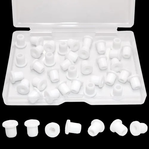 Vista 17 de EASYEAH 65 piezas de arandelas de goma con forma de sombrero de copa para cableado, kit surtido impermeable para alambres, arandelas de goma