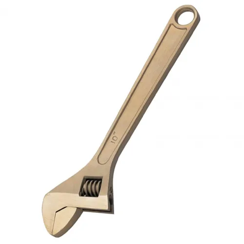 Vista 10 de CS Unitec Llave ajustable sin chispas y no magnética Herramienta de bronce de aluminio de 6 pulgadas, certificado TUV y libre de berilio