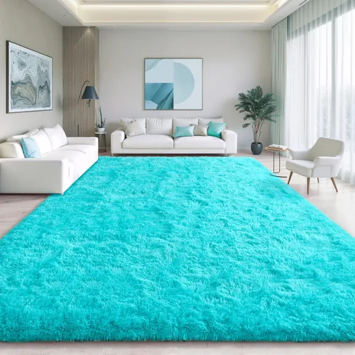 Vista 63 de EVOIONOS Alfombra Redonda Negra para Dormitorio, 4x4 Pies Alfombra de Área Circular Suave y Esponjosa para Sala de Estar, Alfombra Circular de Felpa