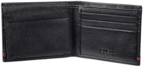 Vista 4 de Guess Men's Leather Slim Bifold Wallet