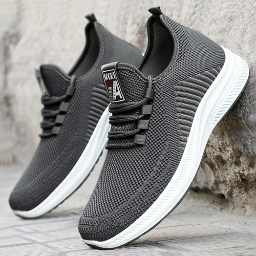 Vista 3 de SNGSHJ Zapatos blancos para hombre, zapatos deportivos para hombre, zapatos de baloncesto cómodos para otoño e invierno para hombre