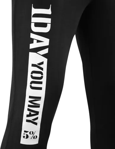 Vista 2 de 5% Nutrition Rich Piana - Pantalones deportivos para hombre #283 (talla M, color negro, 1DAYYOUMAY), Negro 1dayyoumay