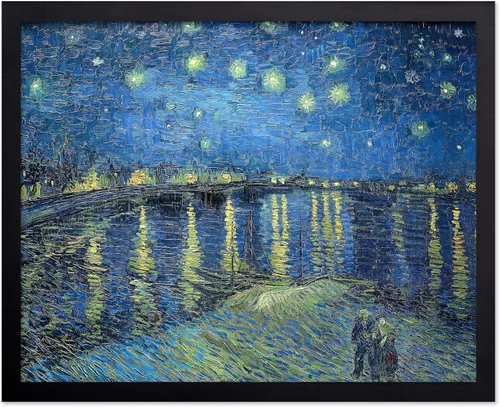 Vista 91 de Poster Master Póster clásico de Van Gogh, impresión impresionista vintage, regalo para artista, pintor, autorretrato, sombrero de paja, dibujo