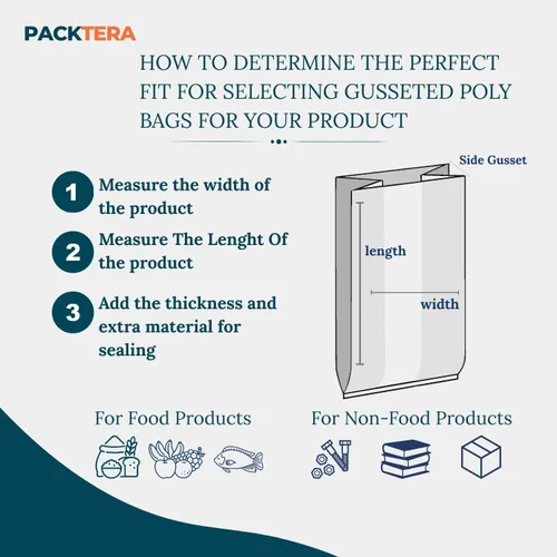 Vista 6 de 5.25" X 2.25" X 12.5" Gusseted Poly Bags Clear LDPE 1.5 Mil Thickness (Pack of 1000) Open Top Food Safe Flexible Plastic Packaging Bag for Bread