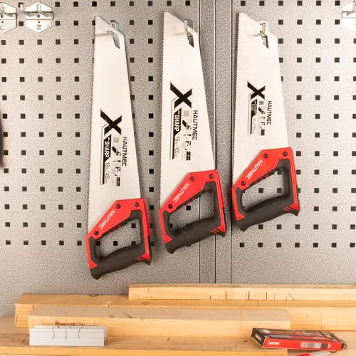 Vista 8 de HAUTMEC X-Sharp HT0295 - Sierra de mano profesional de 14 pulgadas, sierra de mano pequeña de corte transversal de 12 TPI con dientes de triple