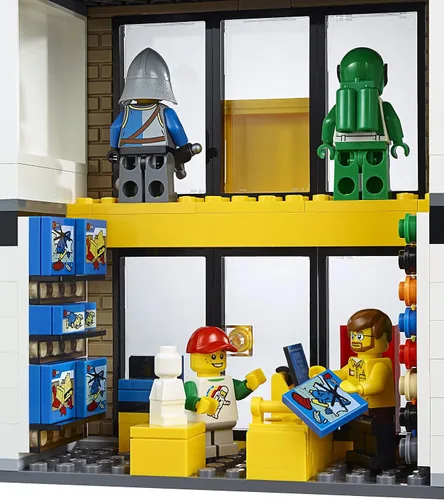 Vista 2 de LEGO City Town 60097 Kit de construcción para plaza de ciudad