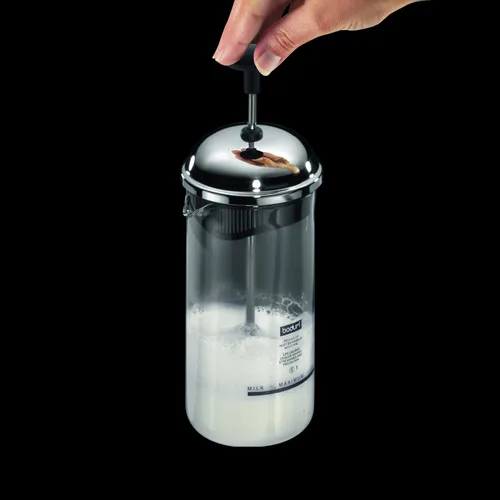 Vista 3 de Bodum 1963-01 Espumador de leche Chambord pequeño, 2.5 onzas, negro