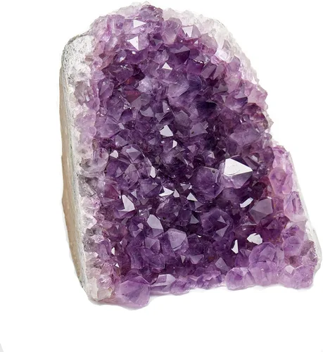 Vista 9 de Geoda de cristal de amatista de 0.5 a 1 libra de Uruguay – 2.5" a 4" de altura, piedra natural de racimo de amatista grande – cristales y piedras