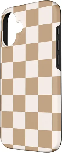 Vista 2 de iPhone 16 CLASSIC CHECKERED BIG CHECKERBOARD LUXURY DESIGN WOMENS MENS Case