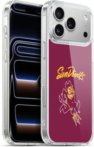 Vista 164 de Head Case Designs Funda de gel ASU Camou con licencia oficial de la Universidad Estatal de Arizona [protección de grado militar] compatible