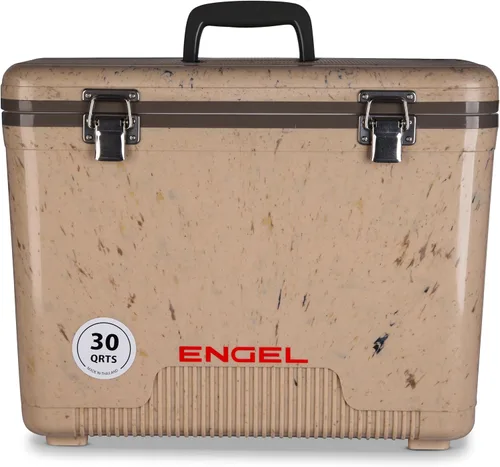 Vista 18 de Engel UC30 30qt a prueba de fugas, hermético, enfriador de caja de secado y caja de almuerzo rígida Azul
