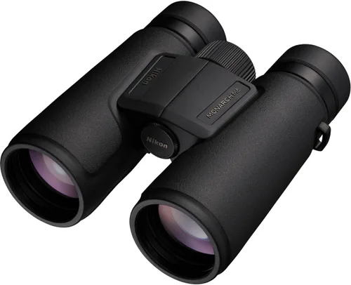 Vista 3 de Nikon Monarch M5 8x42 Binocular Binocular impermeable, a prueba de niebla, blindado de goma con vidrio ED, alivio de ojos largo Modelo