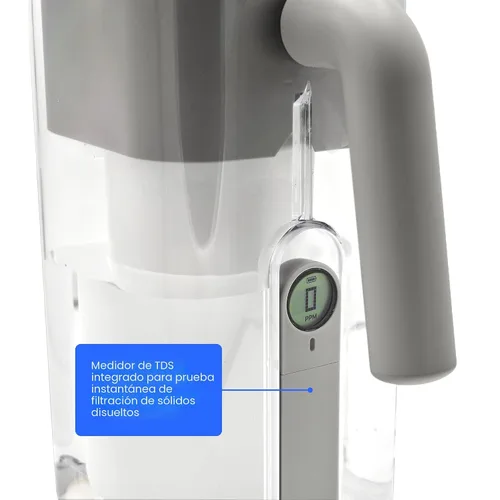 Vista 9 de Culligan con tecnología ZeroWater - Jarra con filtro de agua de 8 tazas – Incluye filtro de agua avanzado de 5 etapas, certificado IAPMO