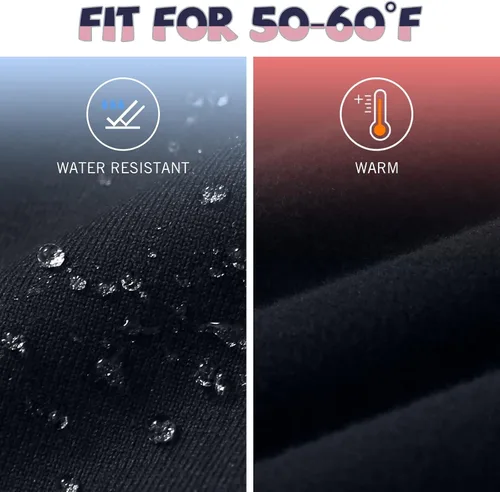 Vista 4 de BALEAF Leggings con forro polar para niñas, repelentes al agua, cintura alta, pantalones atléticos cálidos para invierno, senderismo, correr, yoga