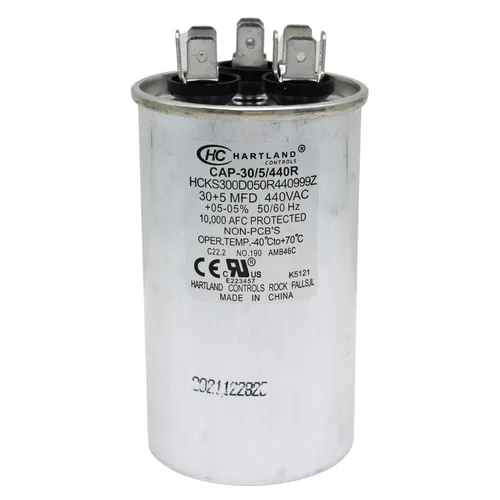 Vista 15 de HVAC Genius - Condensador de 5 condensadores MFD de 370 o 440 VCA 5uf de funcionamiento ovalado para motor de ventilador, condensador de soplador