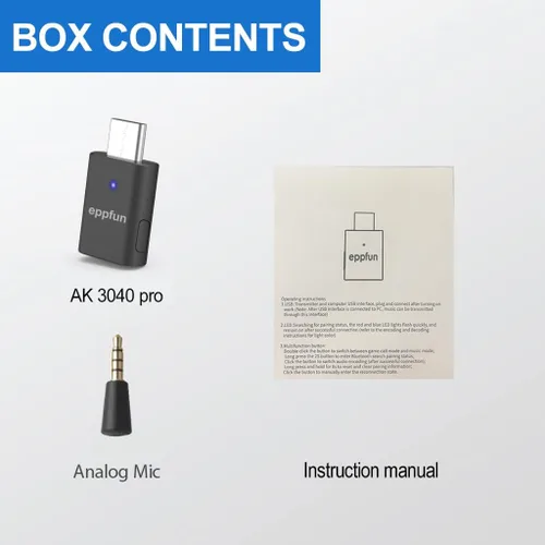 Vista 7 de Adaptador Bluetooth USB C para PS5/PS4, adaptador de audio inalámbrico de doble conexión, dongle de baja latencia con micrófono analógico de 0.138