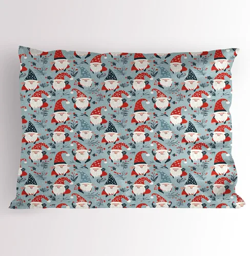 Vista 30 de Lunarable Juego de 2 fundas para almohada de otoño, tema vintage otoñal con estilo granja, ilustración de flores silvestres, artículo de cama