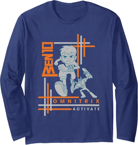 Vista 5 de Camiseta de manga larga Ben 10 Omnitrix Activate, Negro