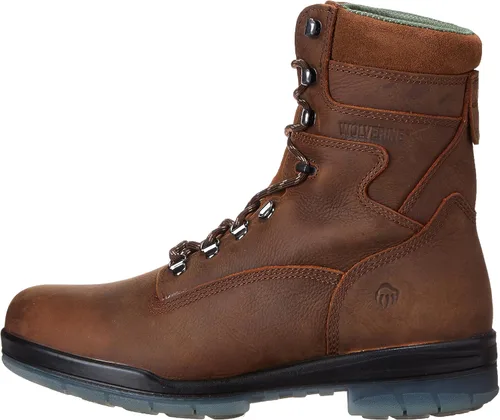 Vista 8 de Wolverine Botas de trabajo Durashock de alto rendimiento para hombre de 8 pulgadas, Marrón, 16-Jul