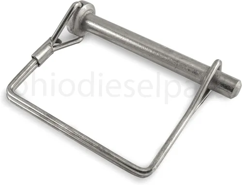 Vista 2 de Pasador de enganche de remolque de bloqueo de eje cuadrado de acero inoxidable de 5/16 x 2-1/4 pulgadas (paquete de 10)