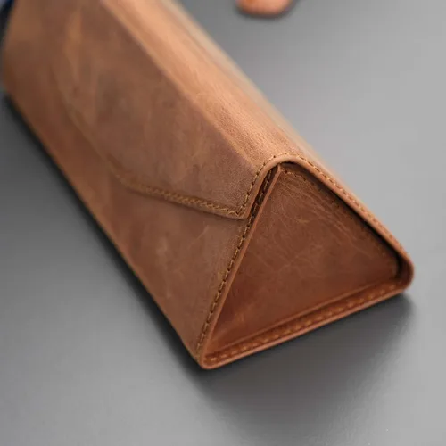Vista 8 de Egypt Triangle Design - Funda de cuero para lentes de sol y gafas de sol