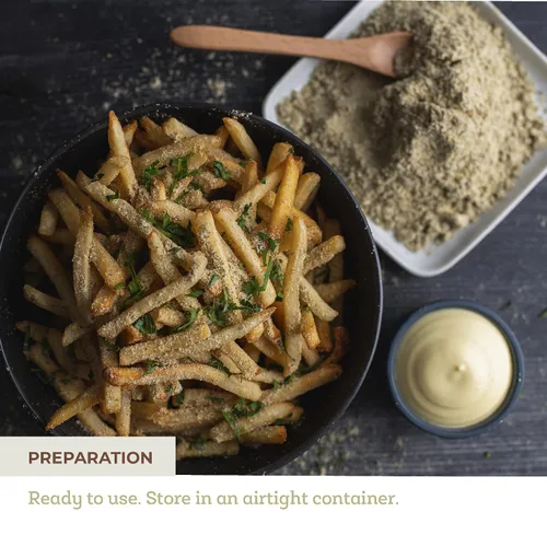 Vista 6 de Fresh & Wild Condimento prémium de ajo negro con trufa y parmesano Mejora los alimentos ricos en umami, mezcla con papas fritas, papas